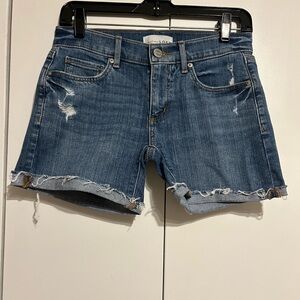 Loft Cuffed Denim Shorts